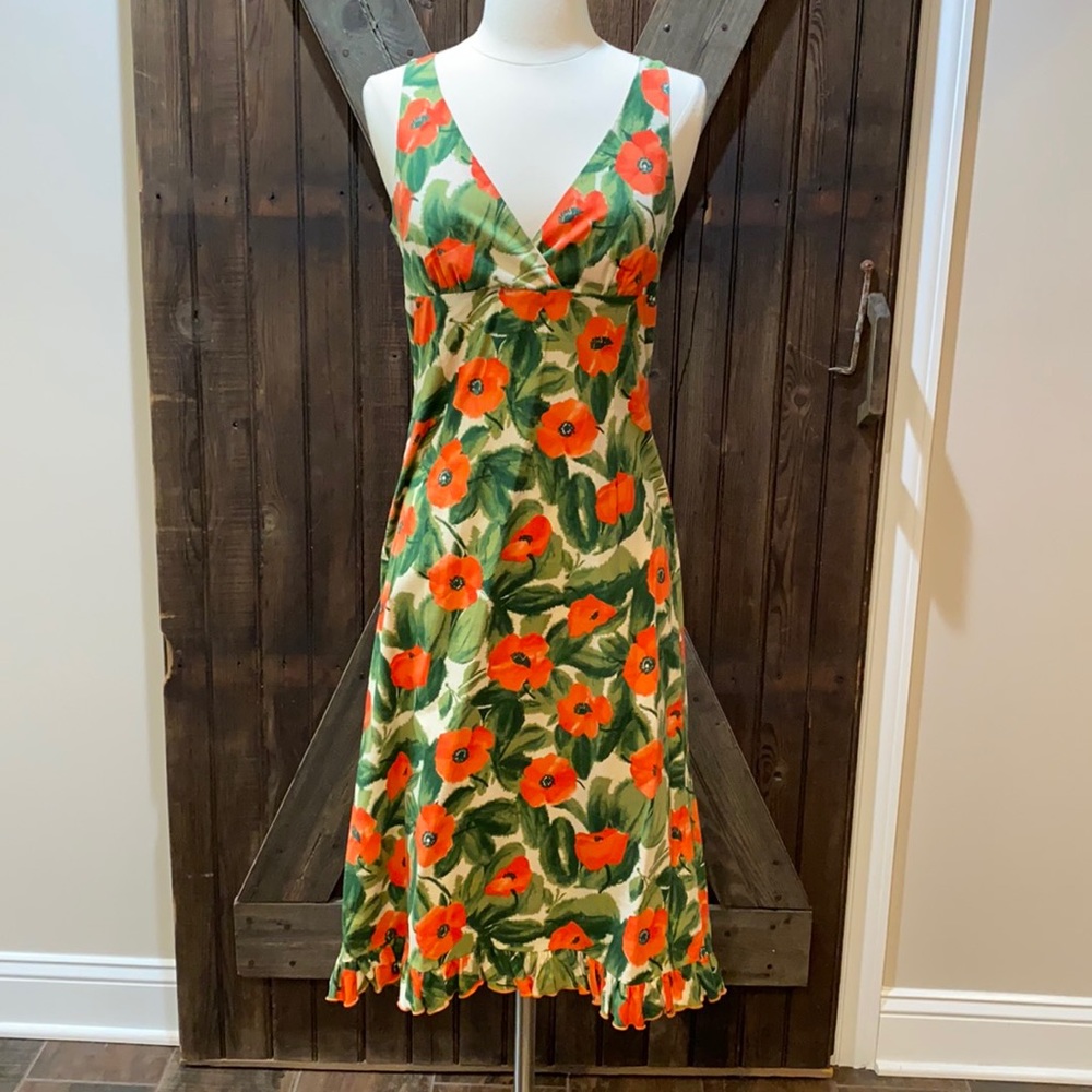 Strapped Poppy Dress